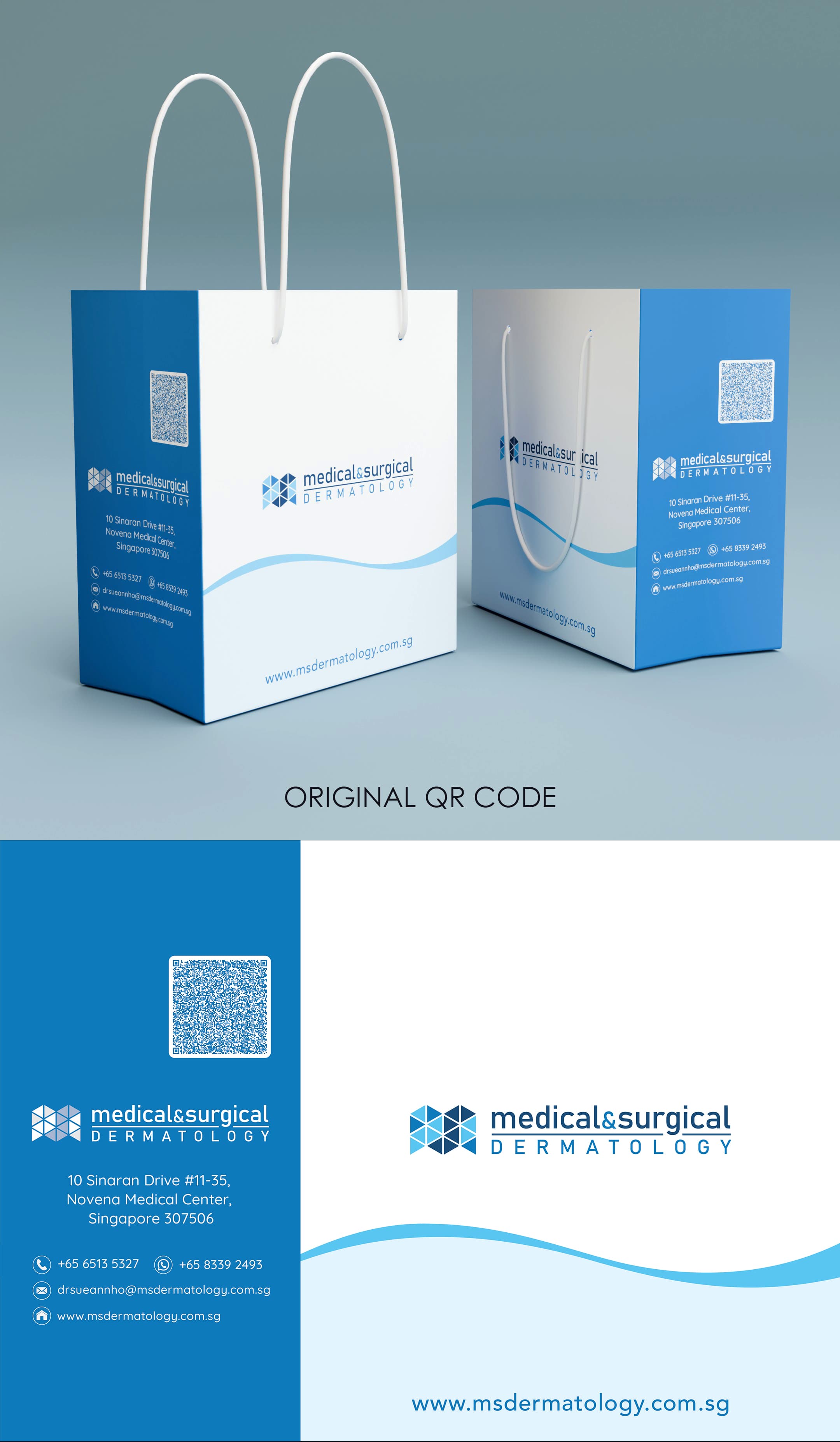 Medical and Surgical Dermatology Clinic website and brand work