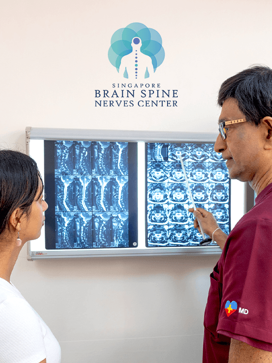 Singapore Brain Spine Nerves Center website and brand work